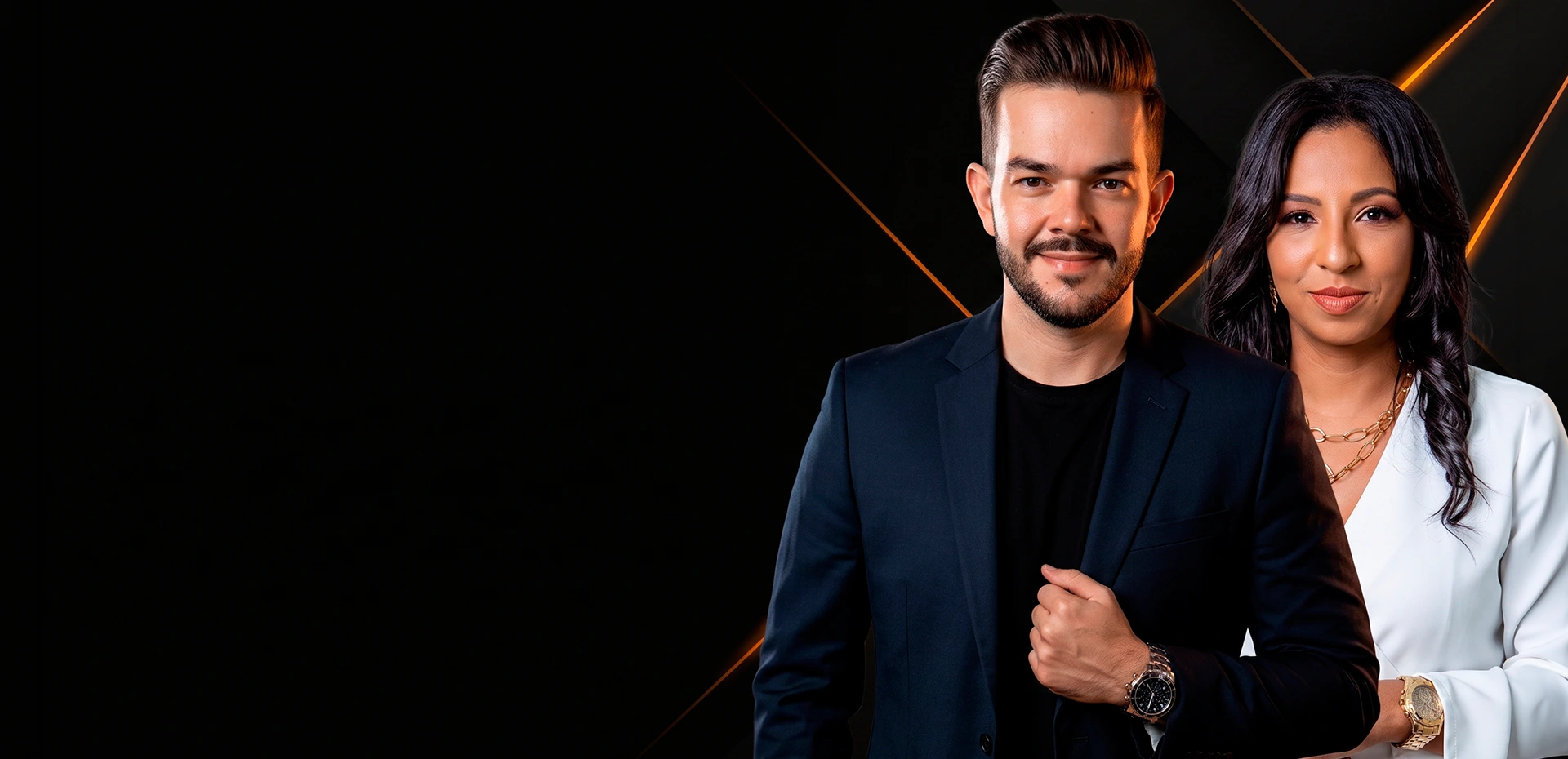 Renan Nicolini e Débora Santos, fundadores do Grupo TS